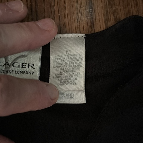 Villager A Liz Claiborne Company Black Light Jacket Cover Up Button Cardigan M - Picture 12 of 16